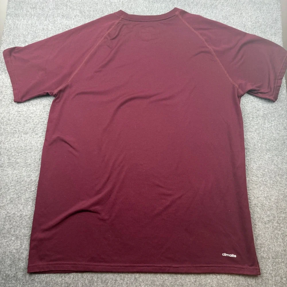 Adidas T-Shirt Men's XL Maroon Texas A&M Aggies‎ Ultimate Tee Climalite Raglan